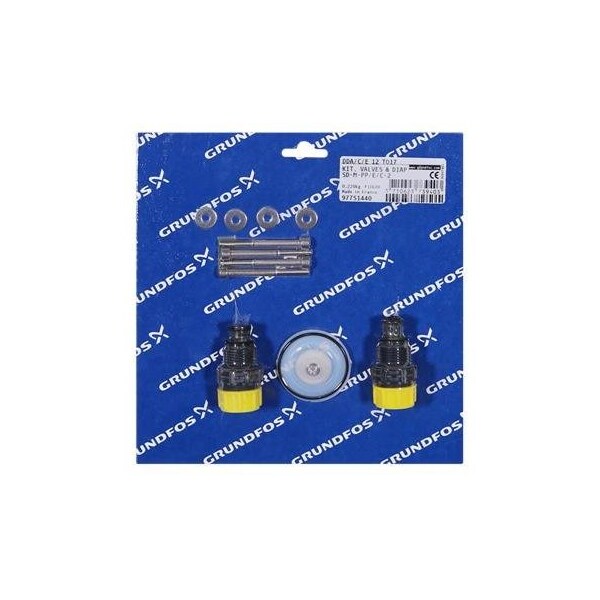 Kit, Valve / Diaphragm SD-M-PP/E/C-2 Dosing Pump Kits - Chemical Metering Pumps